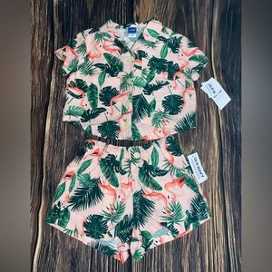 Old Navy Tropical Outfit NWT Sz 18-24M